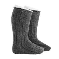 CURLY KNEE SOCKS