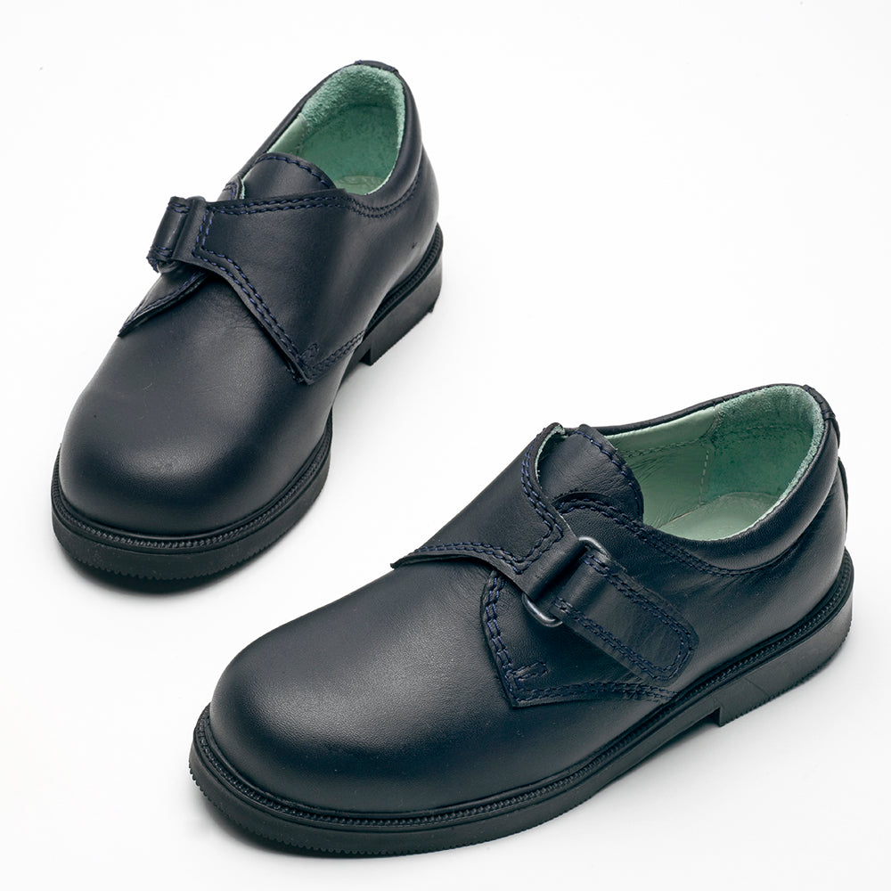 navy leather