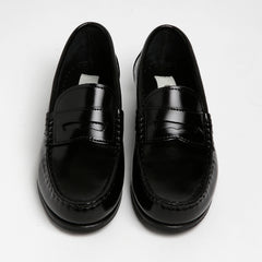 black leather