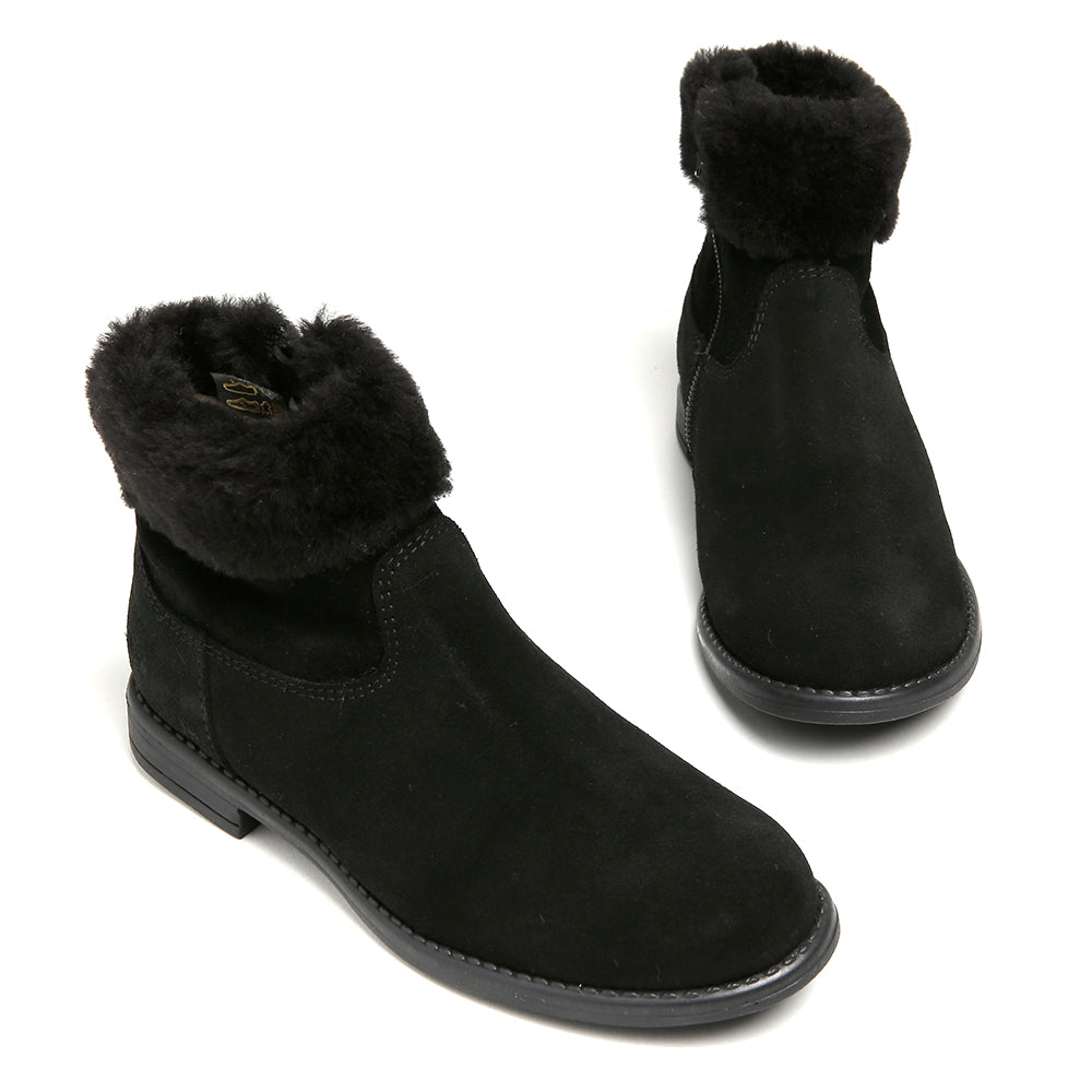 black suede