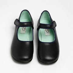 navy leather