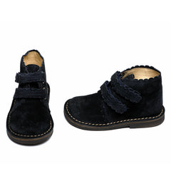 navy suede