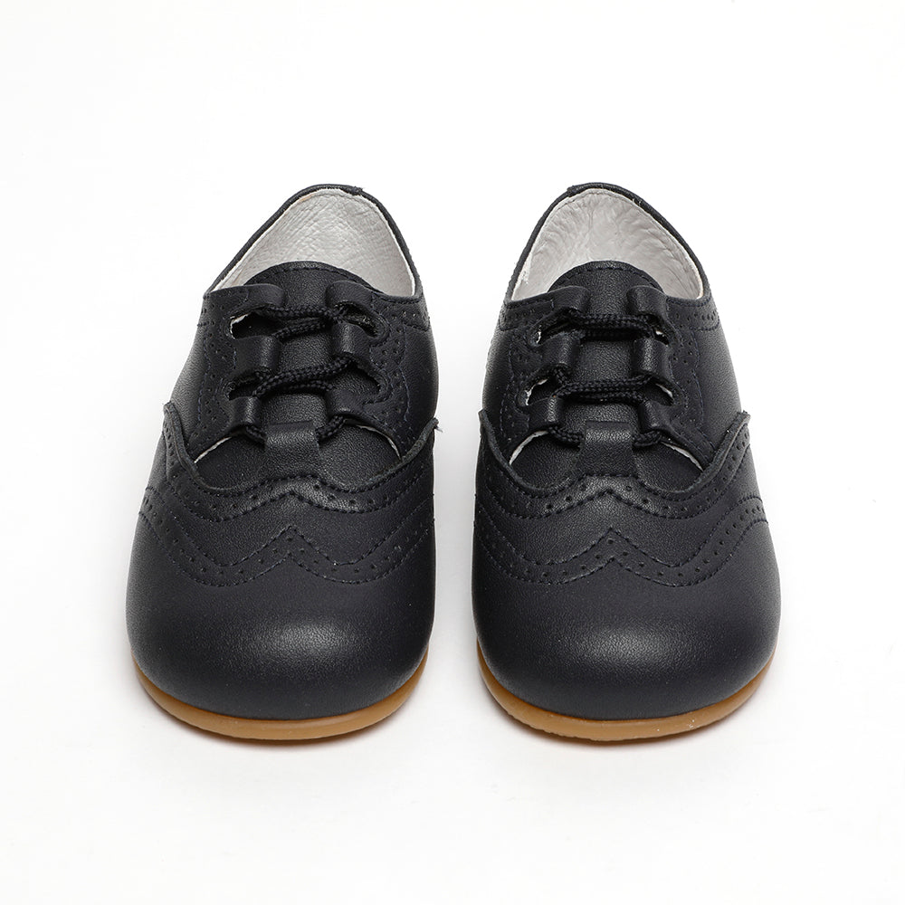 navy leather