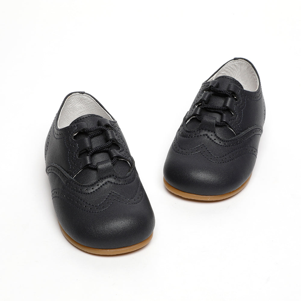 navy leather