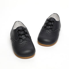 navy leather