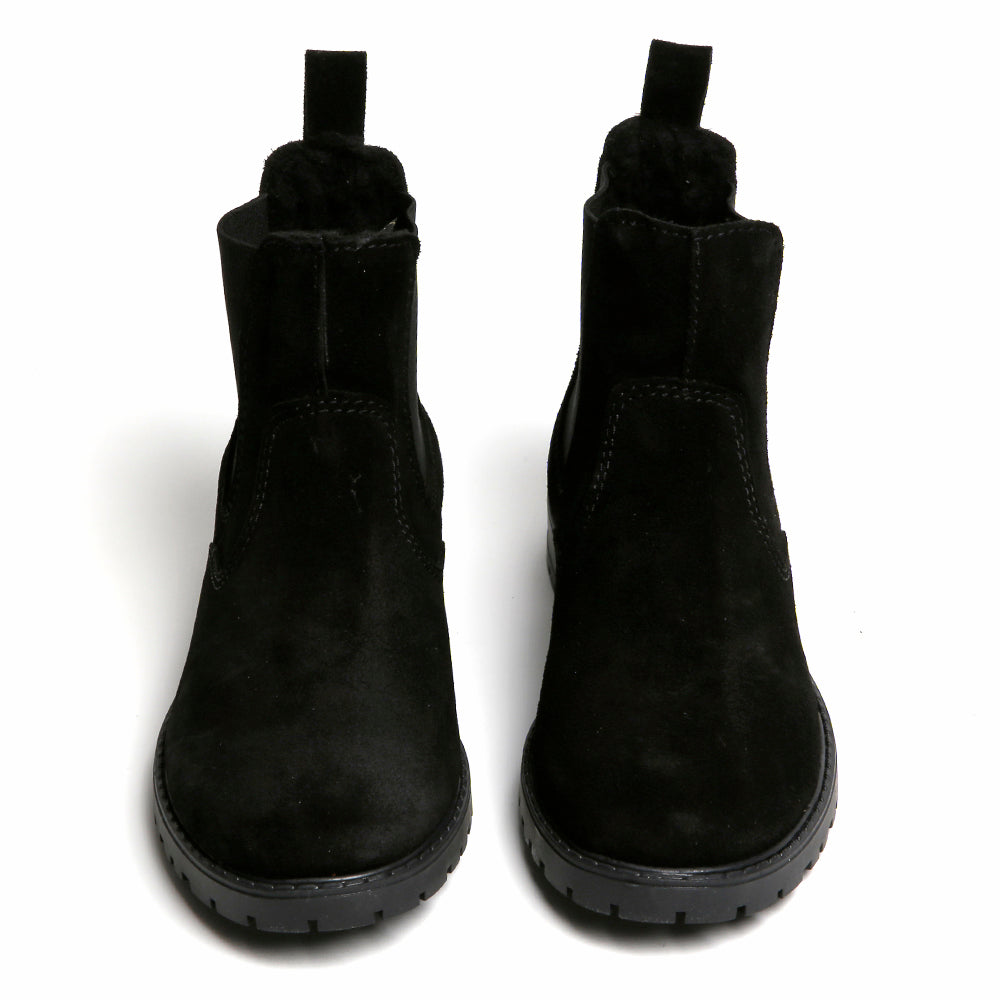 black suede