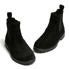 black suede