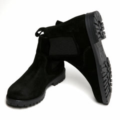 black suede
