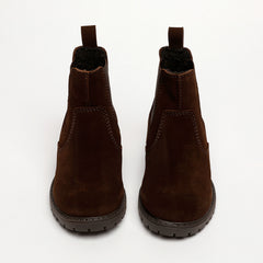 brown suede