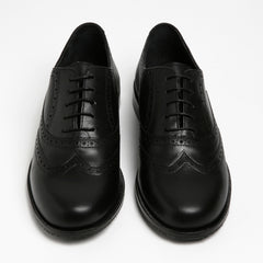 black leather