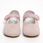 pink suede