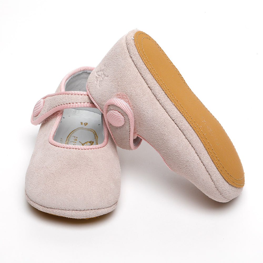 pink suede