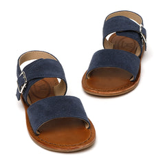navy suede