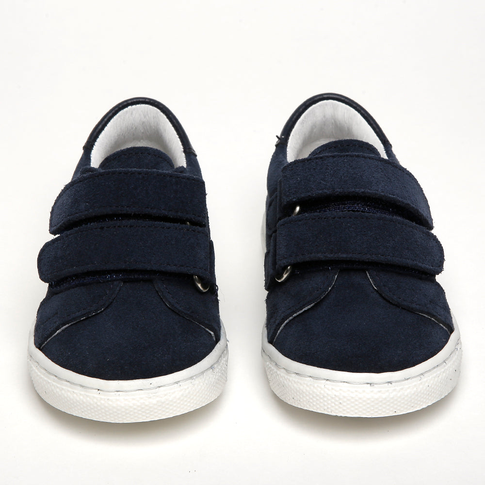 navy suede
