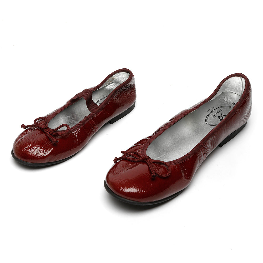 burgundy patent