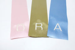 ADD A MONOGRAM TO YOUR BOWS
