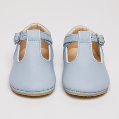 pale blue leather
