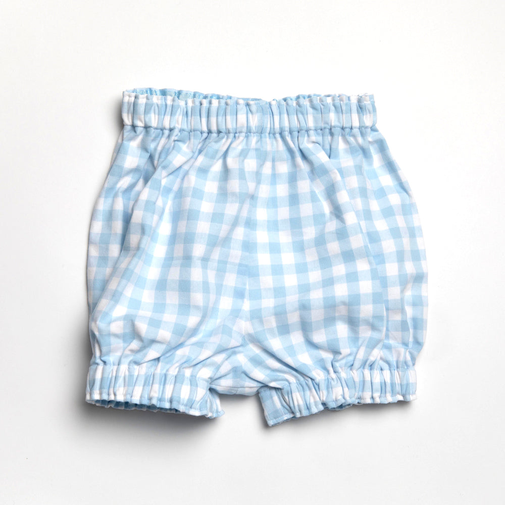 bue large gingham check