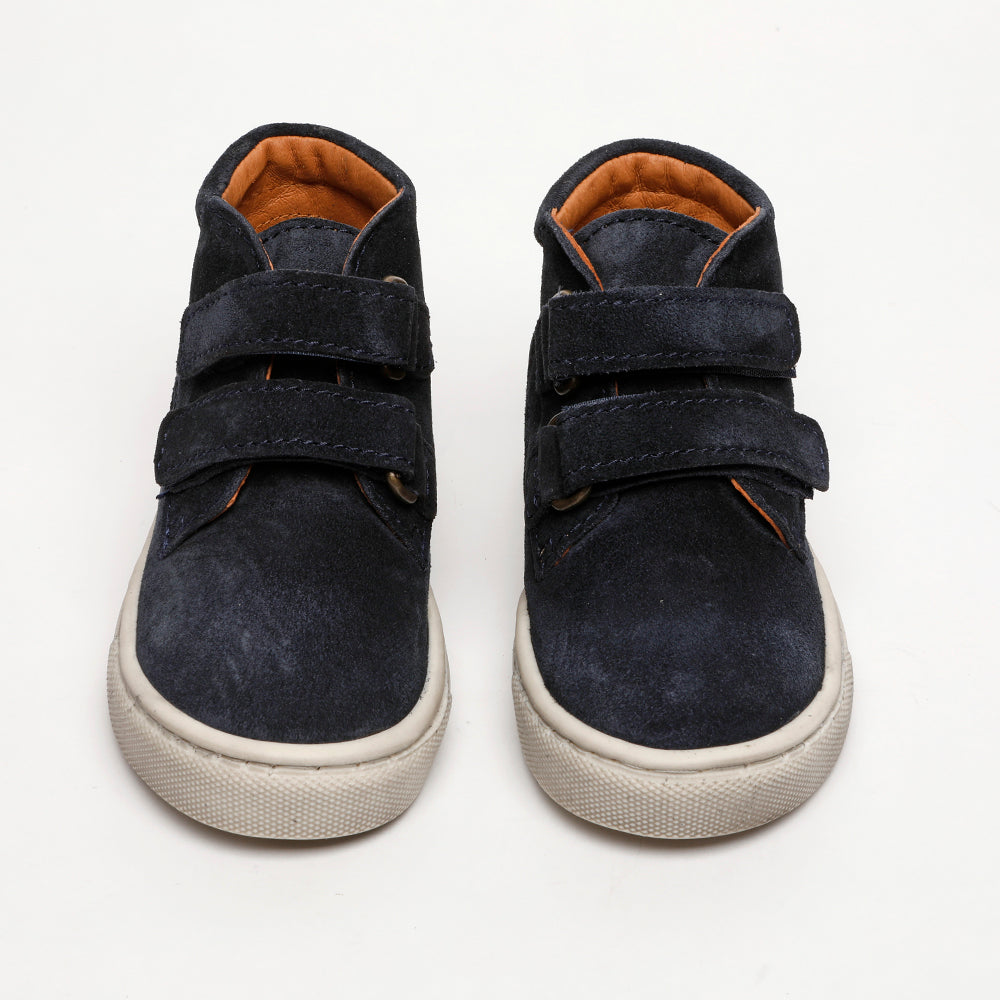 navy suede