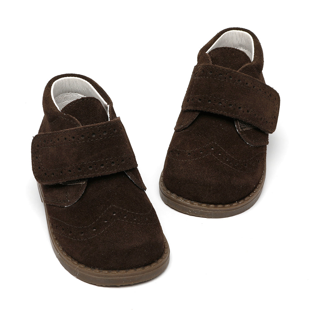 brown suede