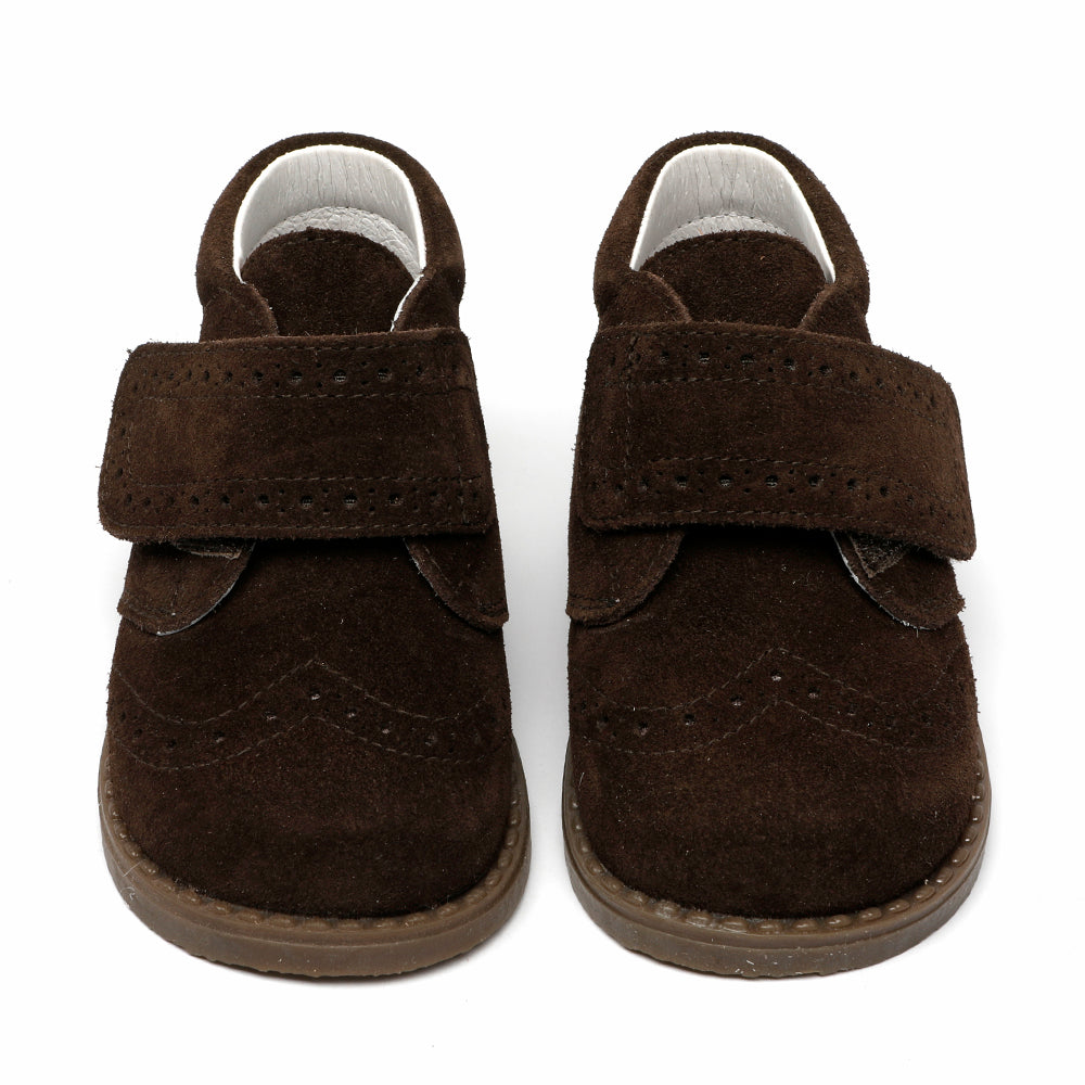brown suede