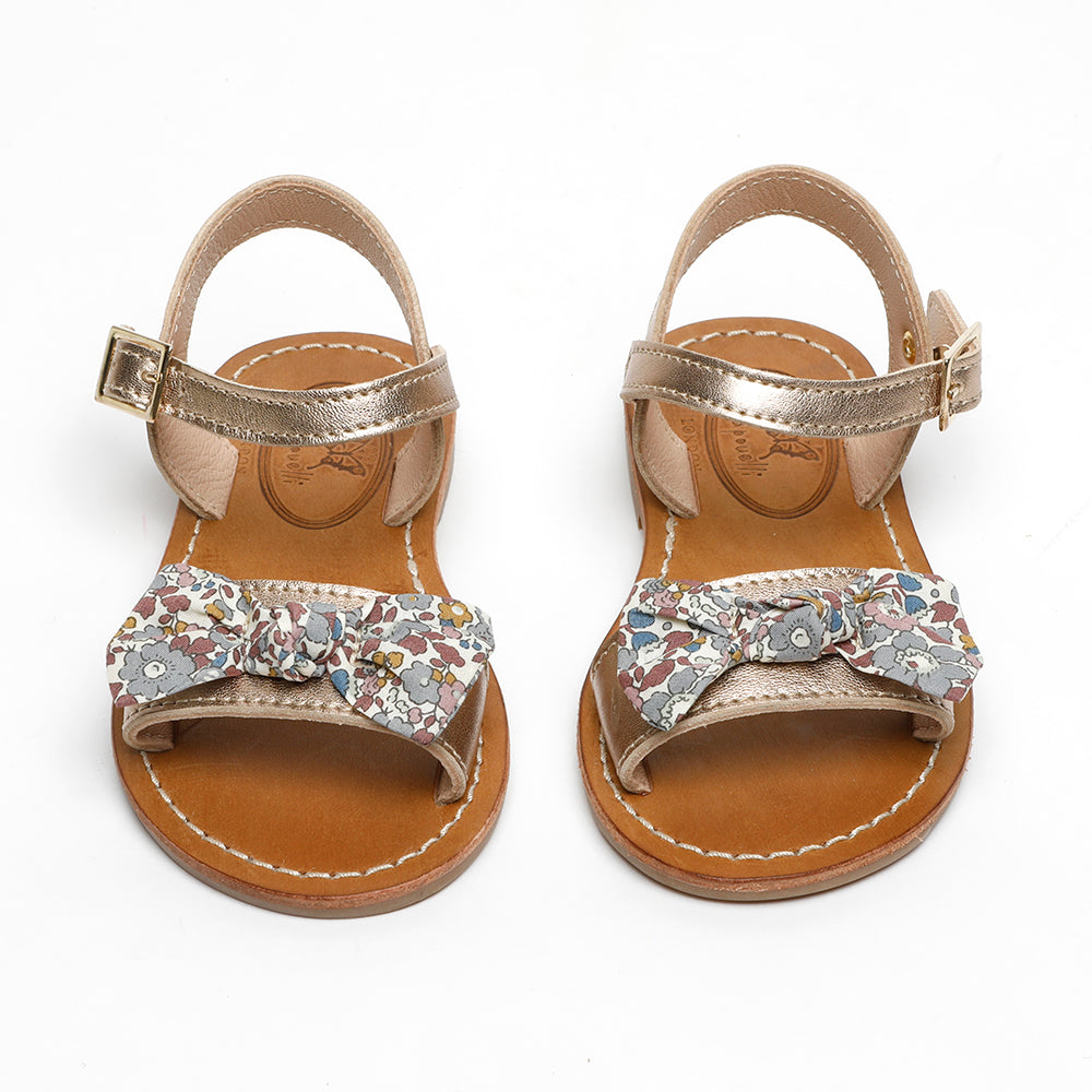 rose bronze/ Liberty fig bow
