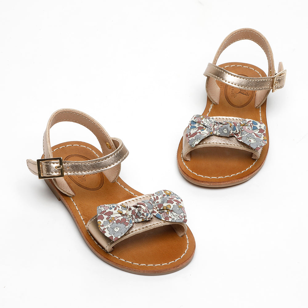 rose bronze/ Liberty fig bow