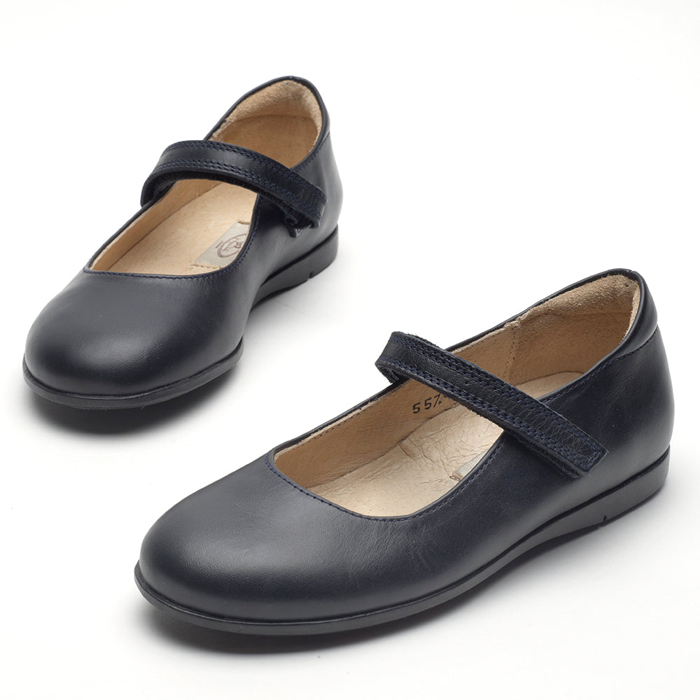 navy leather