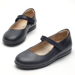 navy leather