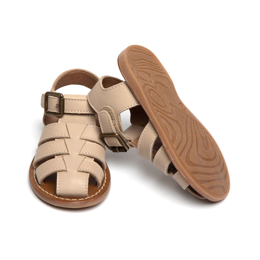 beige leather