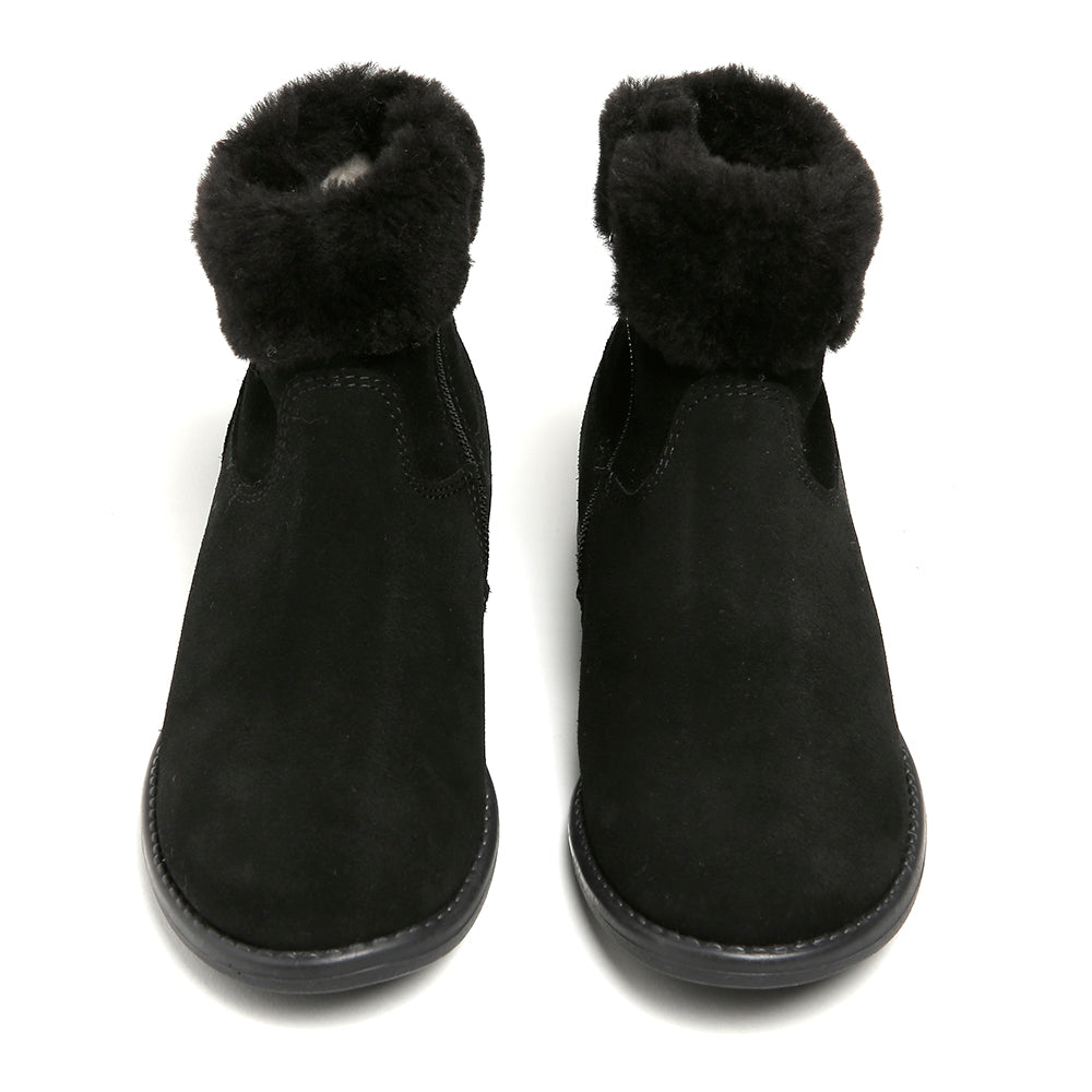 black suede