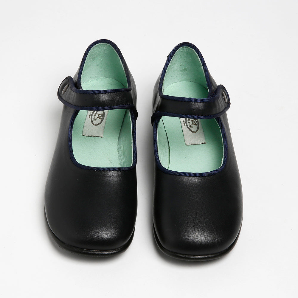 navy leather