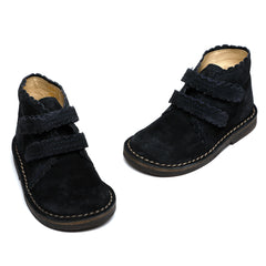 navy suede