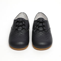 navy leather