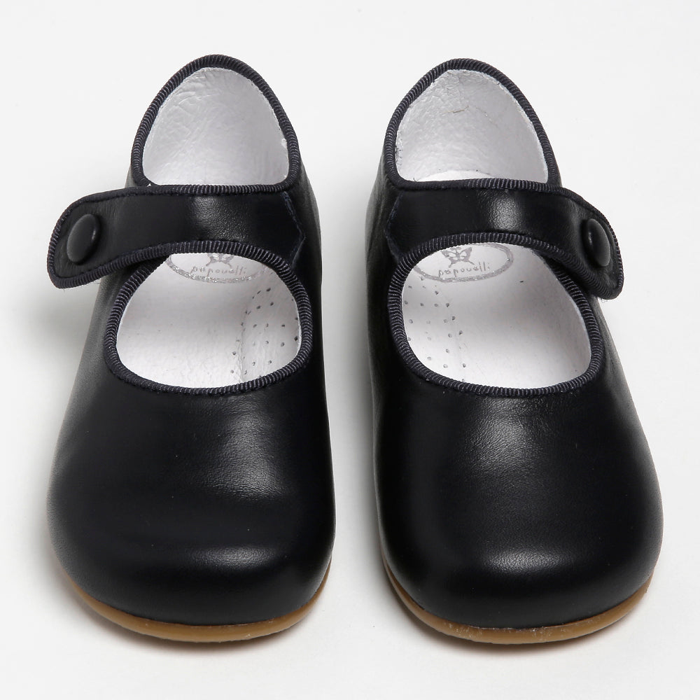 navy leather
