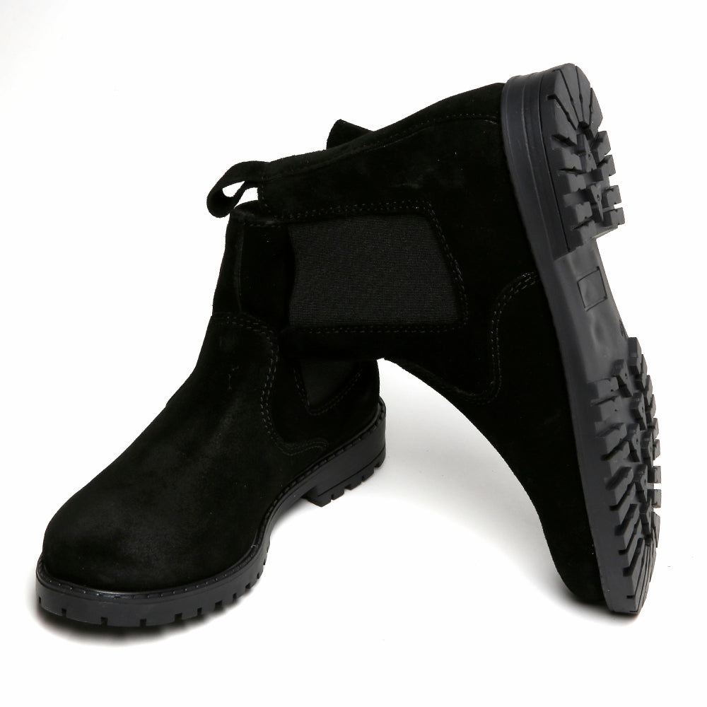 black suede