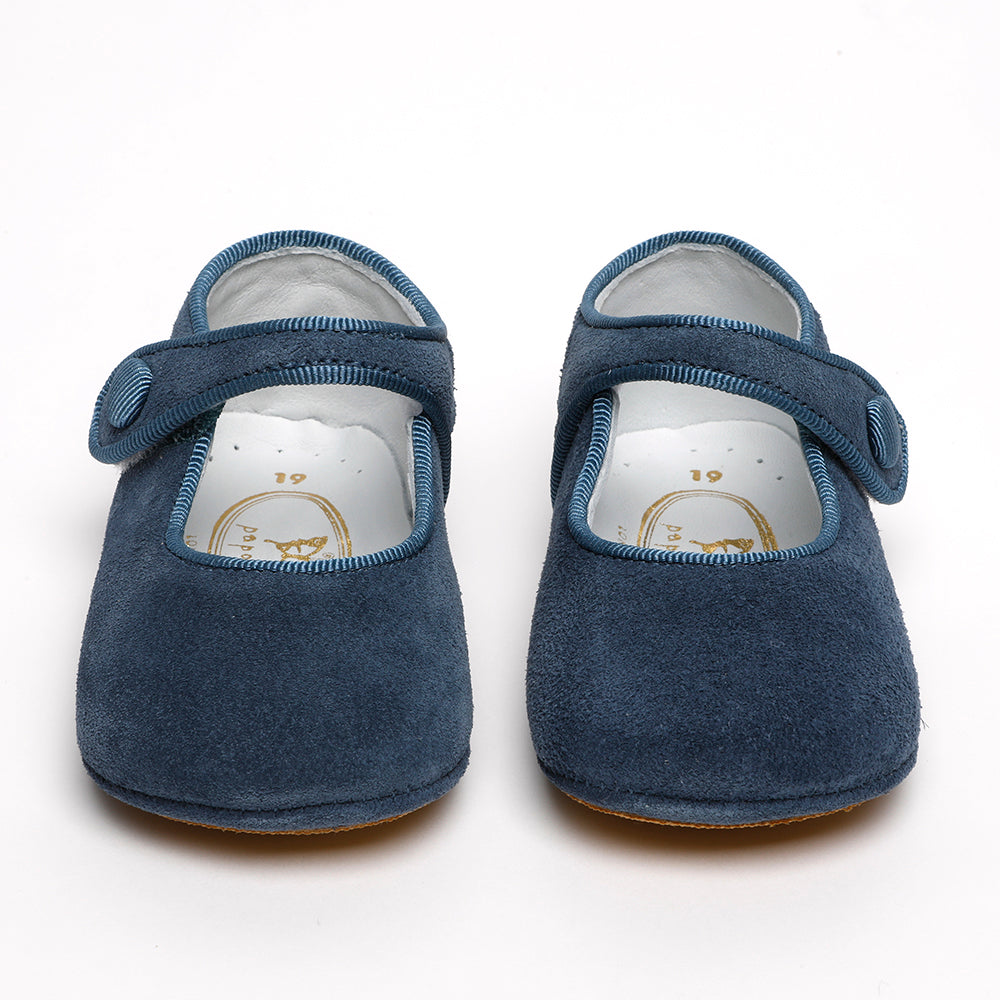 jean blue suede