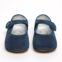 jean blue suede