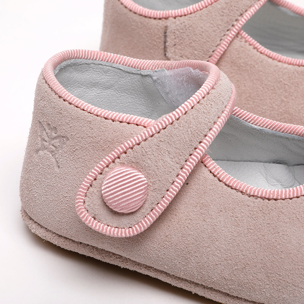 pink suede
