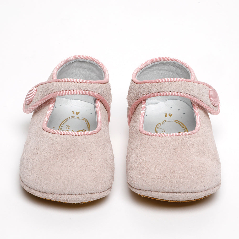 pink suede