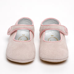 pink suede