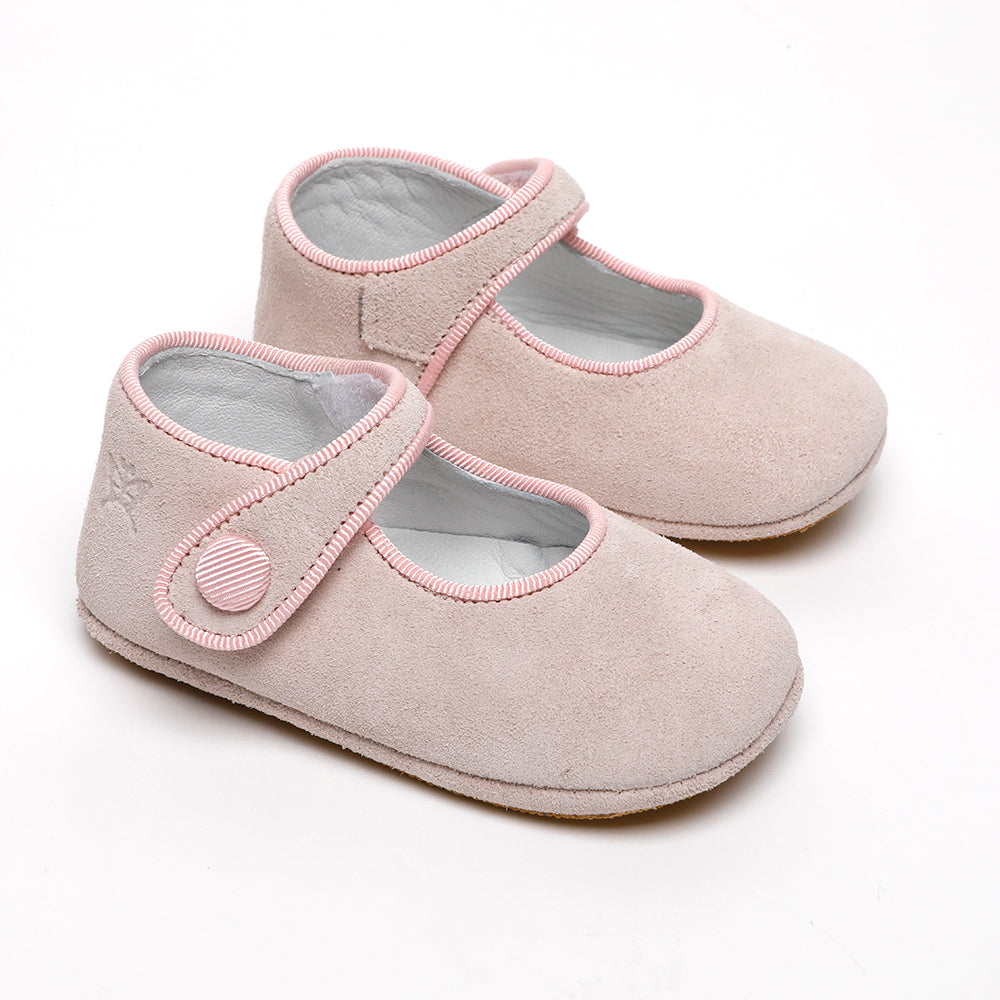 pink suede