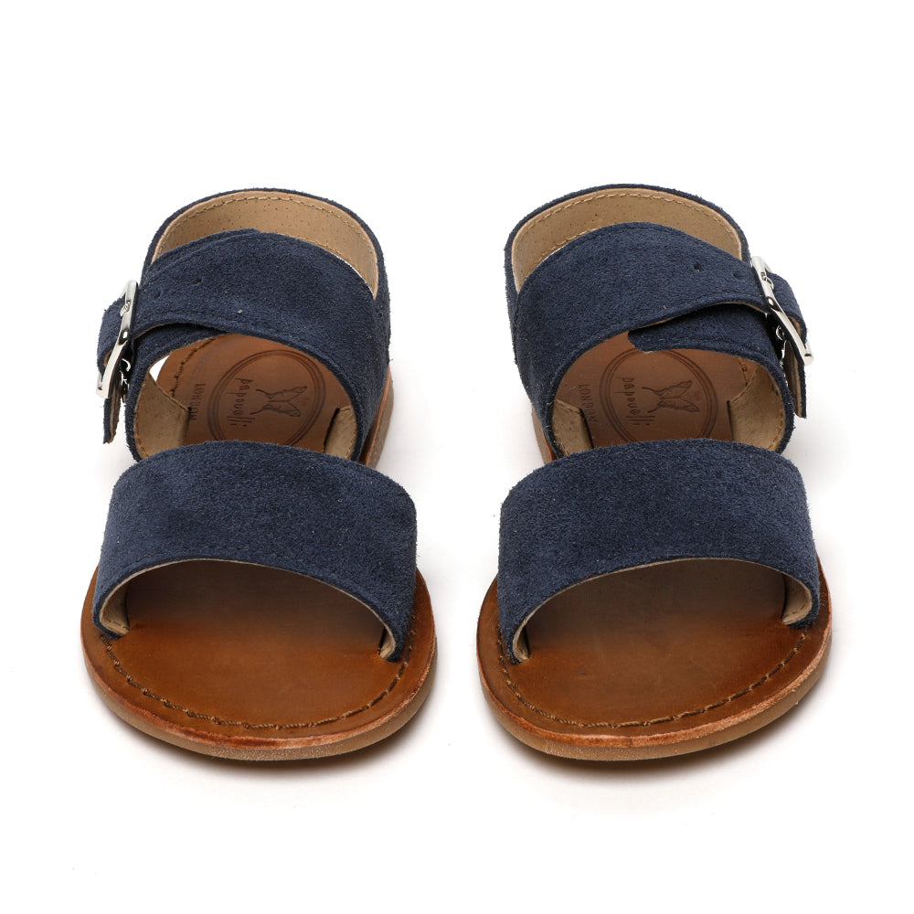 navy suede