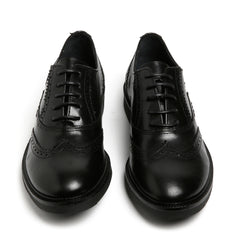 black leather