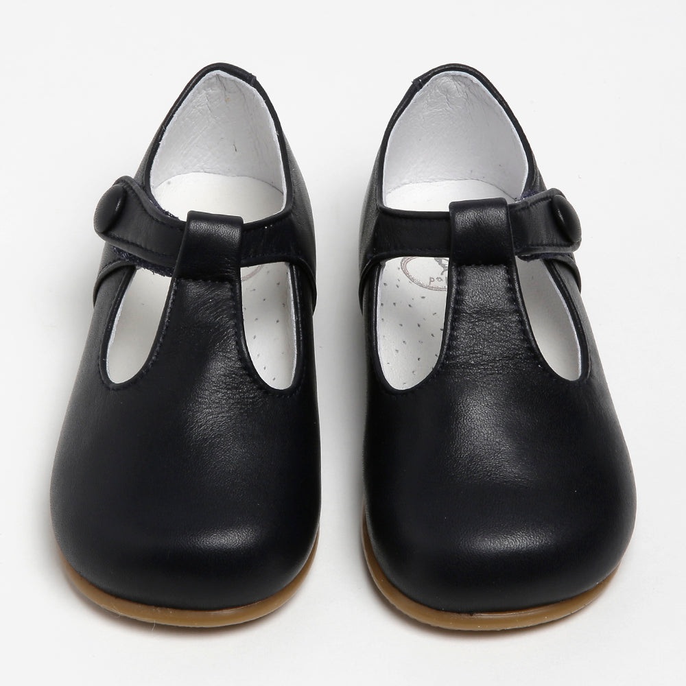 navy leather