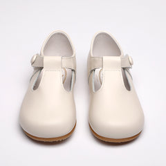 cream leather