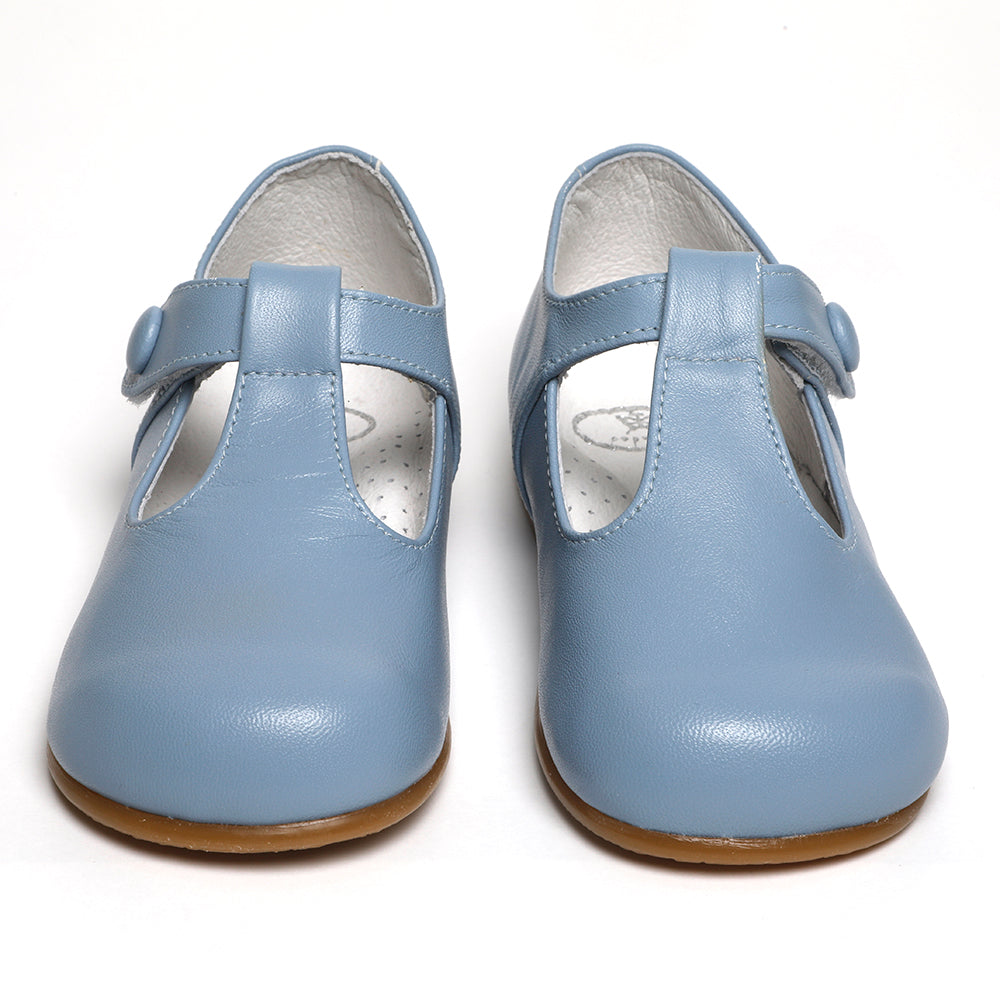 pale blue leather