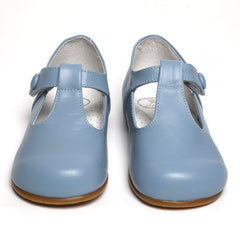 pale blue leather
