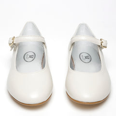 cream leather