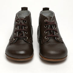 brown leather